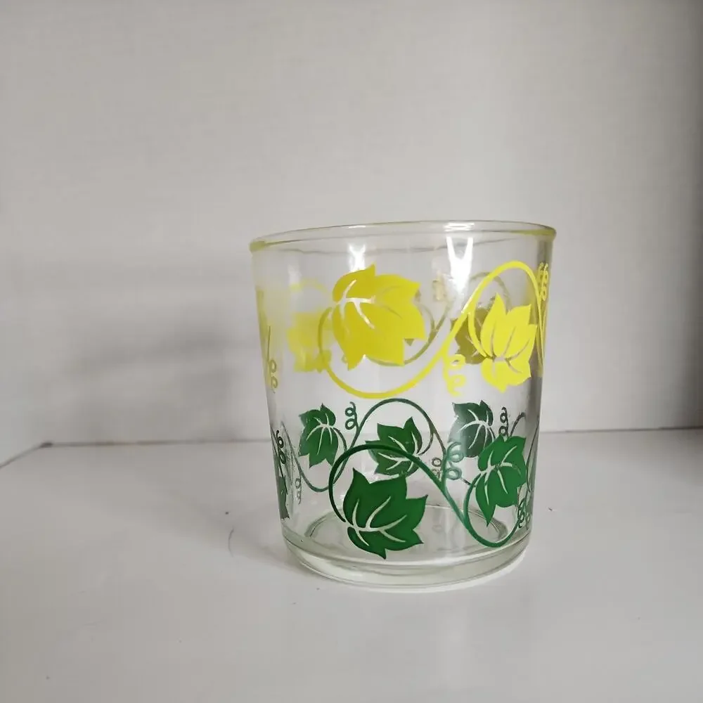 VTG Hazel Atlas Glass Sour Cream 4